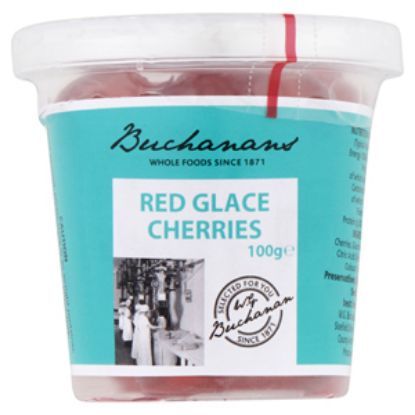 Picture of Buchanans Cherries Glace Red 100g x12